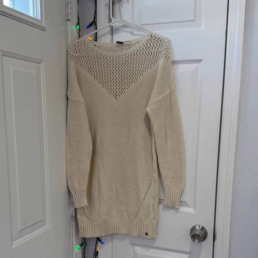 Roxy Cream Knit Dress